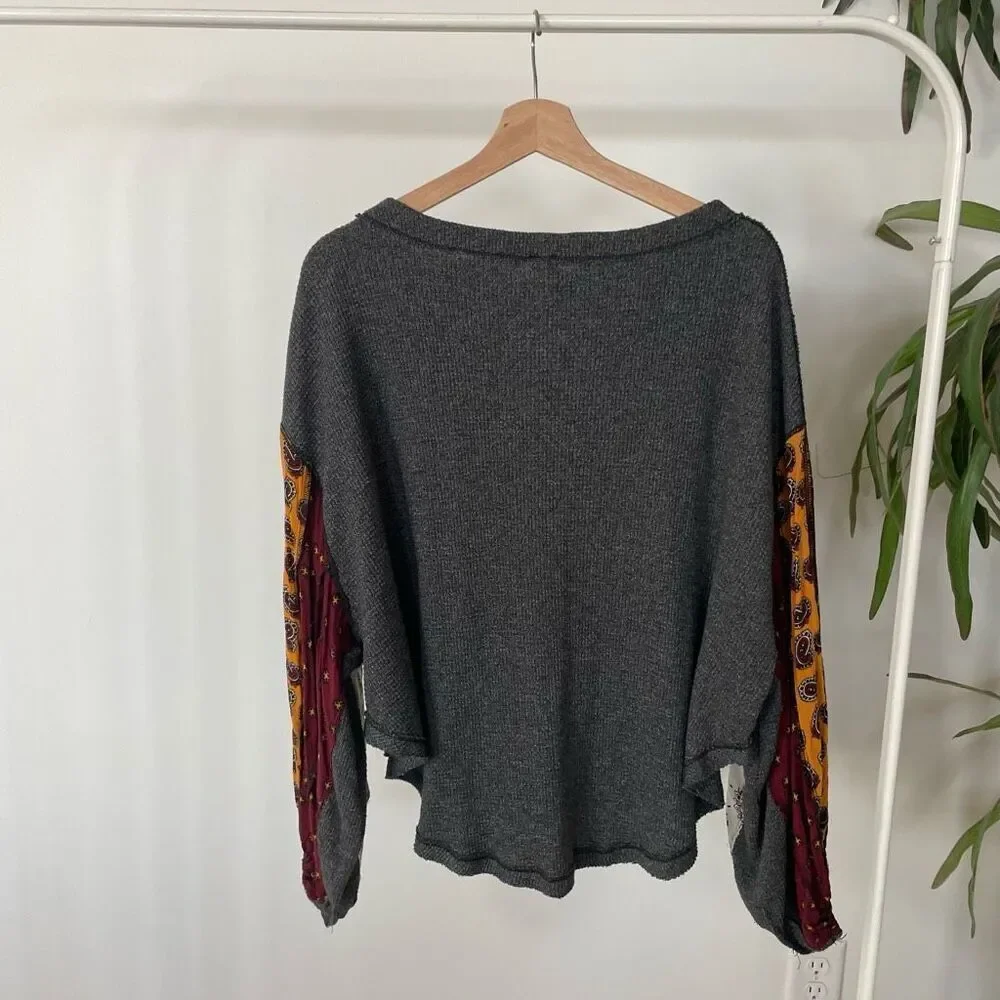 We The Free People Blossom Hanker chief Sleeve Balloon Sweater - Picture 5 of 5